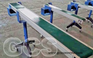 GCS Conveyor roller panyadia Portable Beubeur Conveyor System pikeun pangiriman
