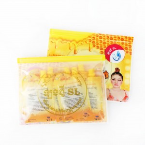 Customized Logo Bottle Shaped Plastic Pouch Liquid Energy Gel Honey Sachet Packaging Bag