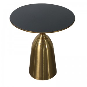 The Electroplated brushed Gold Hardware Coffee Table