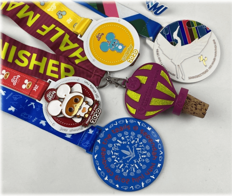 five finishing way for improving the quality of the medal—–4. Colorful finished