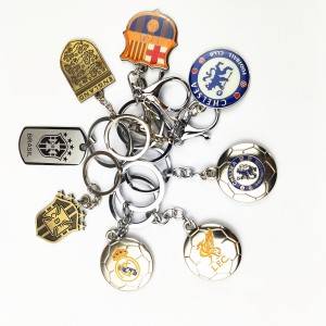 8 Year Exporter Soft Enamel String Medal - Factory directly Small Order Fashion Metal Creative Key Chain World Cup Personalized Football Keychain For Men Gift – Global Art Gifts