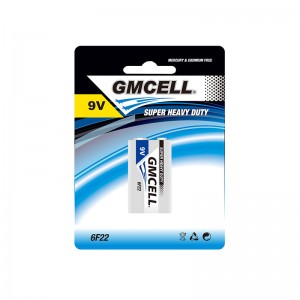 GMCELL Wholesale 9V Carbon Zinc Battery