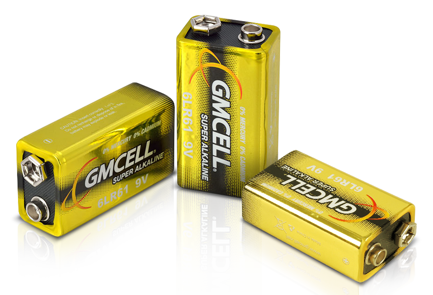 GMCELL Wholesale 1.5V Alkaline 9V Battery