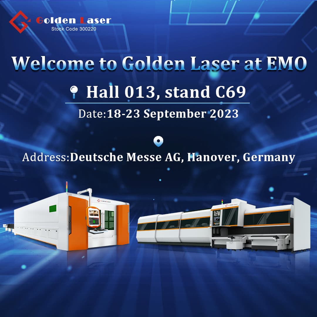 Barka da zuwa Golden Laser a cikin EMO Hannover 2023