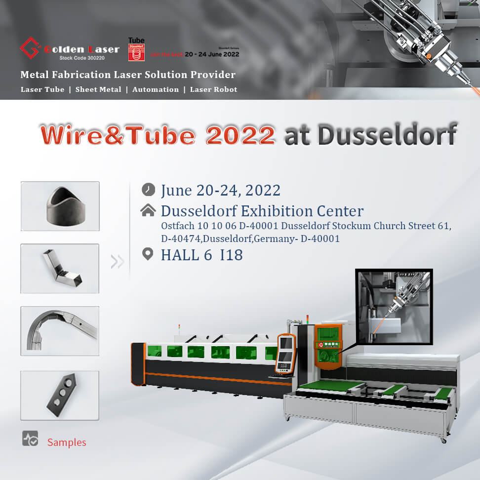 Dobrodošli na Golden Laser Booth u Tube & Pipe 2022 u Njemačkoj