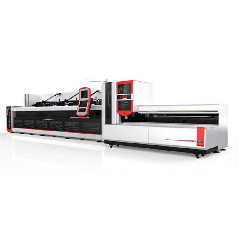 1000w 1500w Stainless Steel Tube At Iron Pipe Fiber Laser Cutting Machine