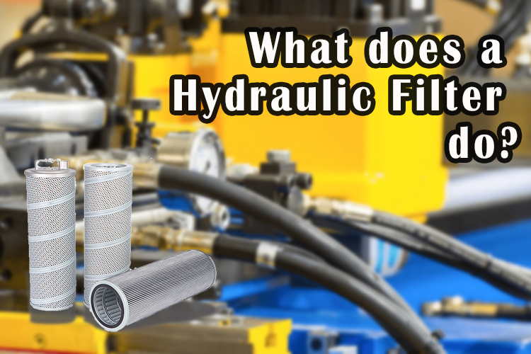 What does a hydraulic filter do?