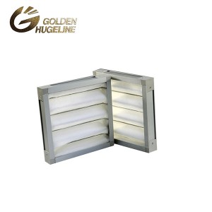 Top Quality Cabin Filter For Peugeot - Galvanized Steel Pleat high lofted synthetic fiber Primary air filter industrial filter – GOLDENHUGELINE