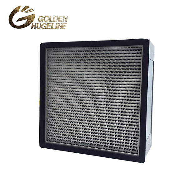 OEM/ODM Manufacturer Manufacture Car Air Filter - Aluminium Frame Deep Pleat HEPA Box Air Filter – GOLDENHUGELINE
