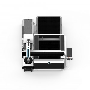 GM3015ETM Interŝanĝa Tablo Folio & Tubo Fibro Laser Tranĉa Maŝino
