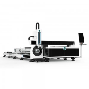 GM3015FTH Sheet & Tube Fiber Laser Ige Machine