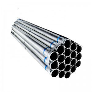 Hot dip galvanized steel round hollow section pipe