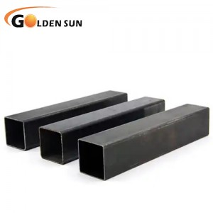 Q195 square steel hollow tube black annealed cold rolled welded carbon steel pipe
