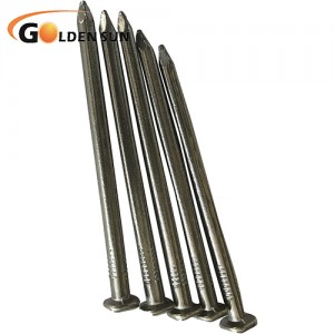 China manufacturer polish round iron wire nails