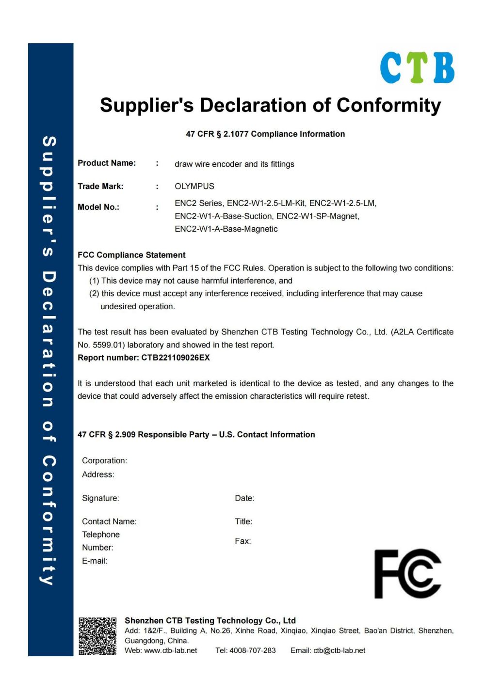 FCC SDOC Declaration of Conformity_00