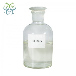 99% Purdeb Phmg Polyhexamethylene Guanidine Hydrochloride cyflenwr yn llestri Rhif Cas: 57028-96-3