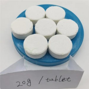 Kiimikada jeermiska dila ee Clo2 Tablet Cas 10049-04-4 Kiniinka Chlorine Dioxide