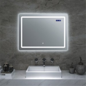 China Bathroom Mirror Beauty Salon Mirrors Bathroom LED Mirror Illuminated LED Wall Mirror for Home Hotel Furniture