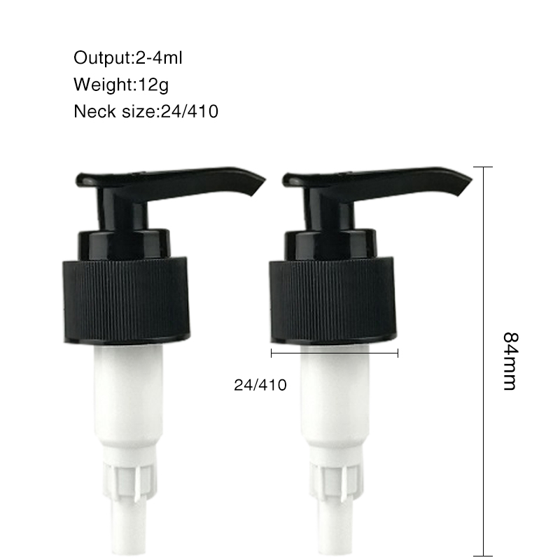Plastic Lotion Pump 24mm Press Pump Dispenser For Shampoo Bottle