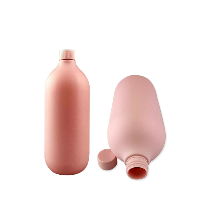 1000ml empty HDPE soft touch coffee bottle wholesale