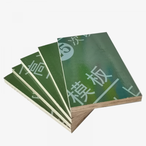 Durable Green Plastic Faced Laminated Plywood