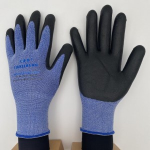 DQ708B-15  High Flexible Nitrile Foam Working Gloves