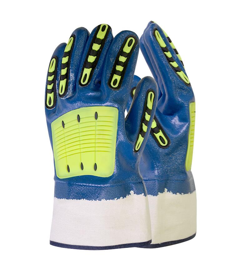 Heavy Duty nitrile TPR gloves TDQ621