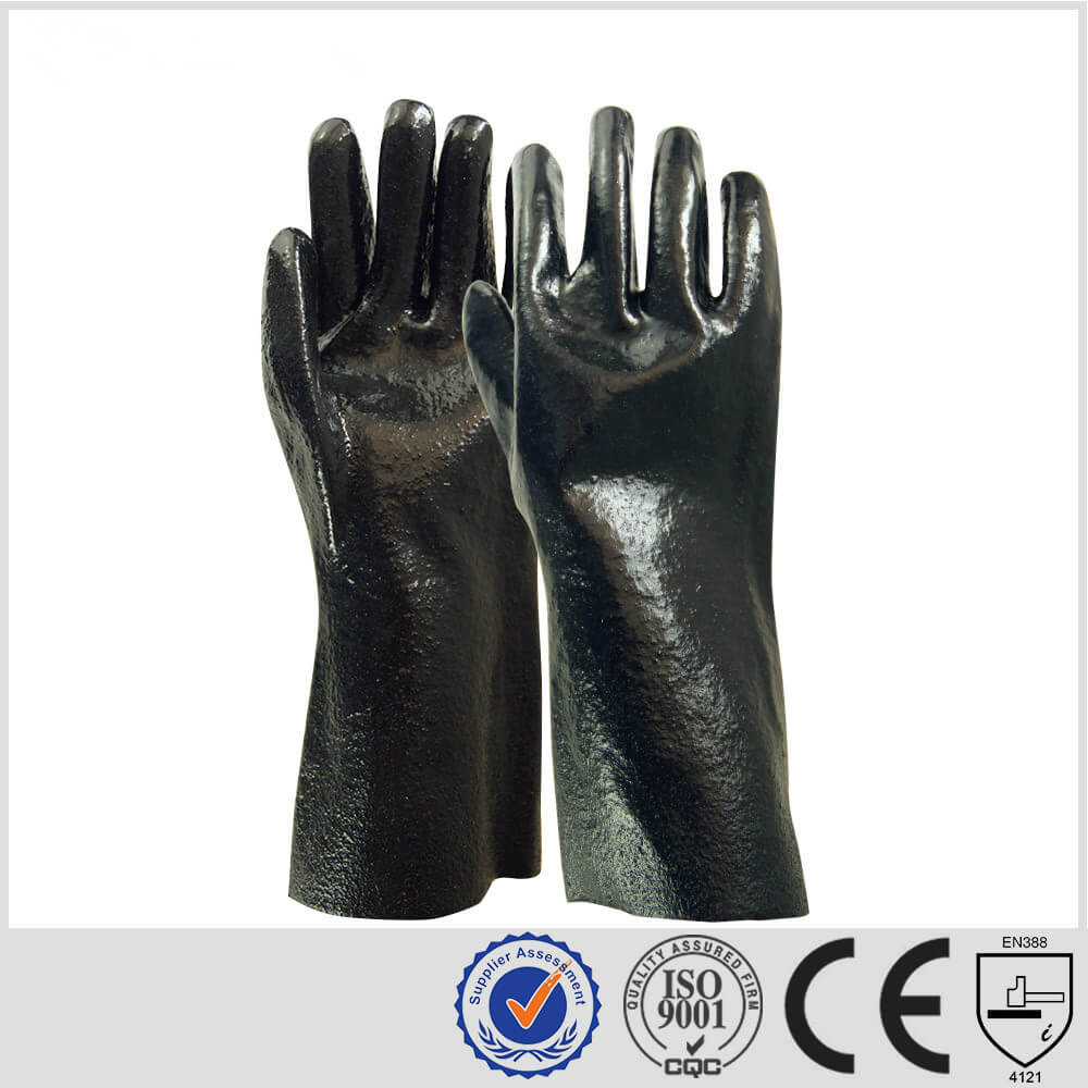 Black PVC Gloves PV510