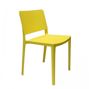 Modern restaurant hotel Coffee House home outdoor furniture White Colorful Pp Plastic Dining chair design kitchen chair