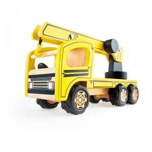 Little Room wooden Mobile Crane car DIY Toddler other educational wooden toys for kids diy toy Mobile Crane truck Role-playing toys