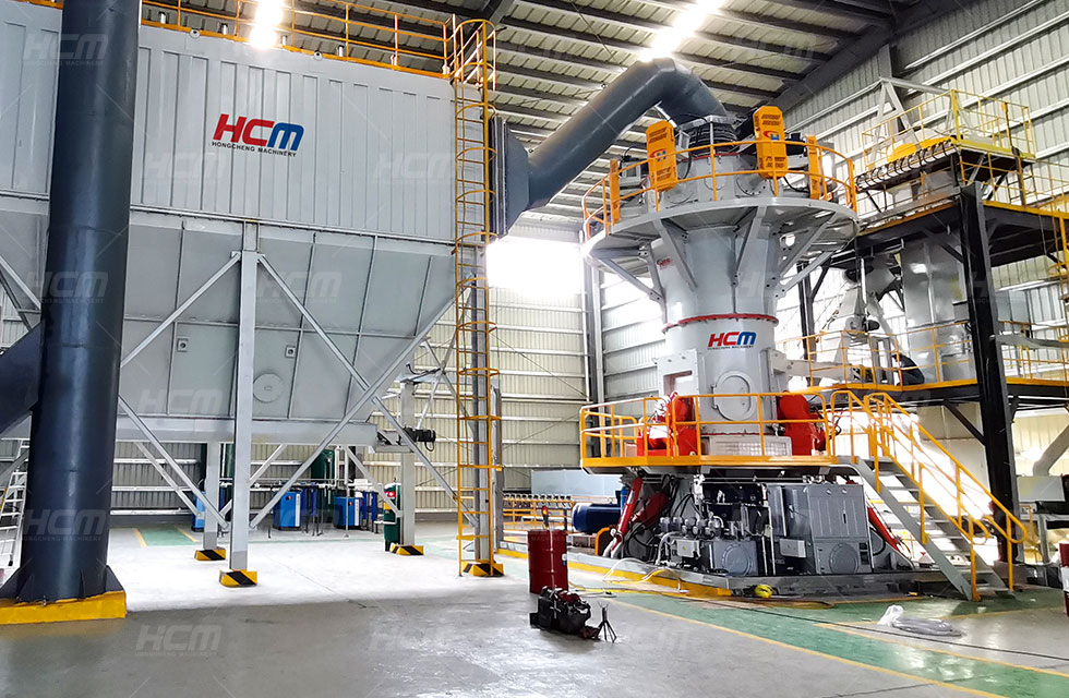 Design of ore powder vertical mill production line