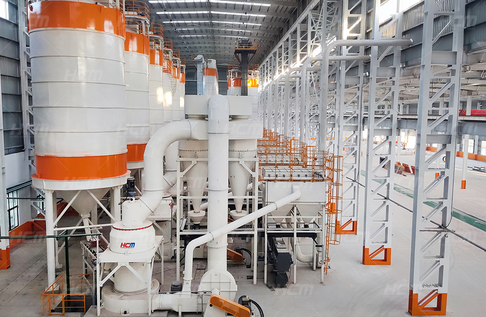 Annual output of 900,000 tons of calcium carbonate powder production line project case