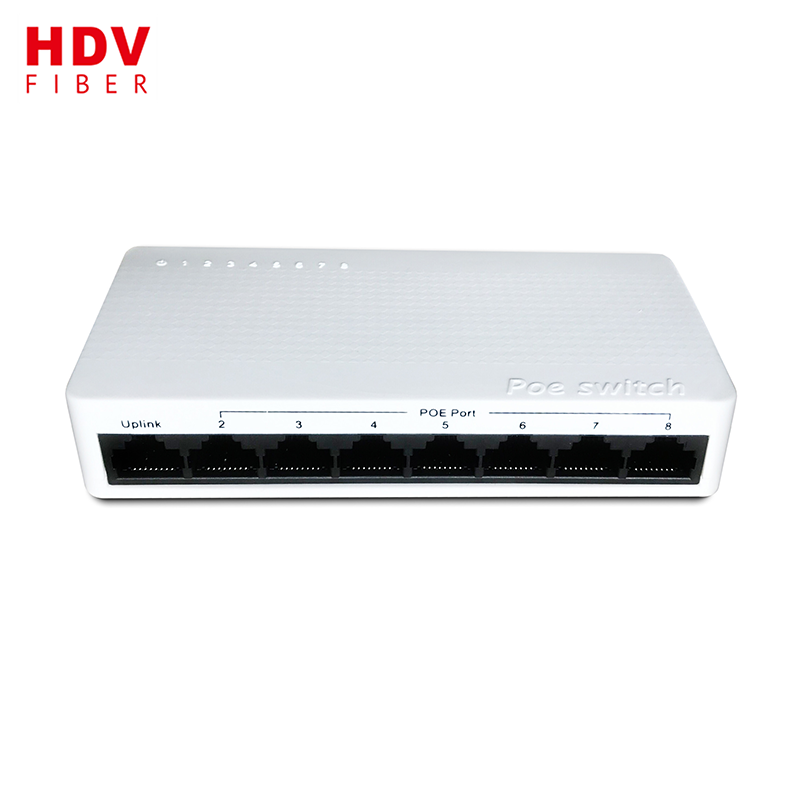 Good quality Transceiver Optical Fiber - Gbps RPOE network switch – HDV