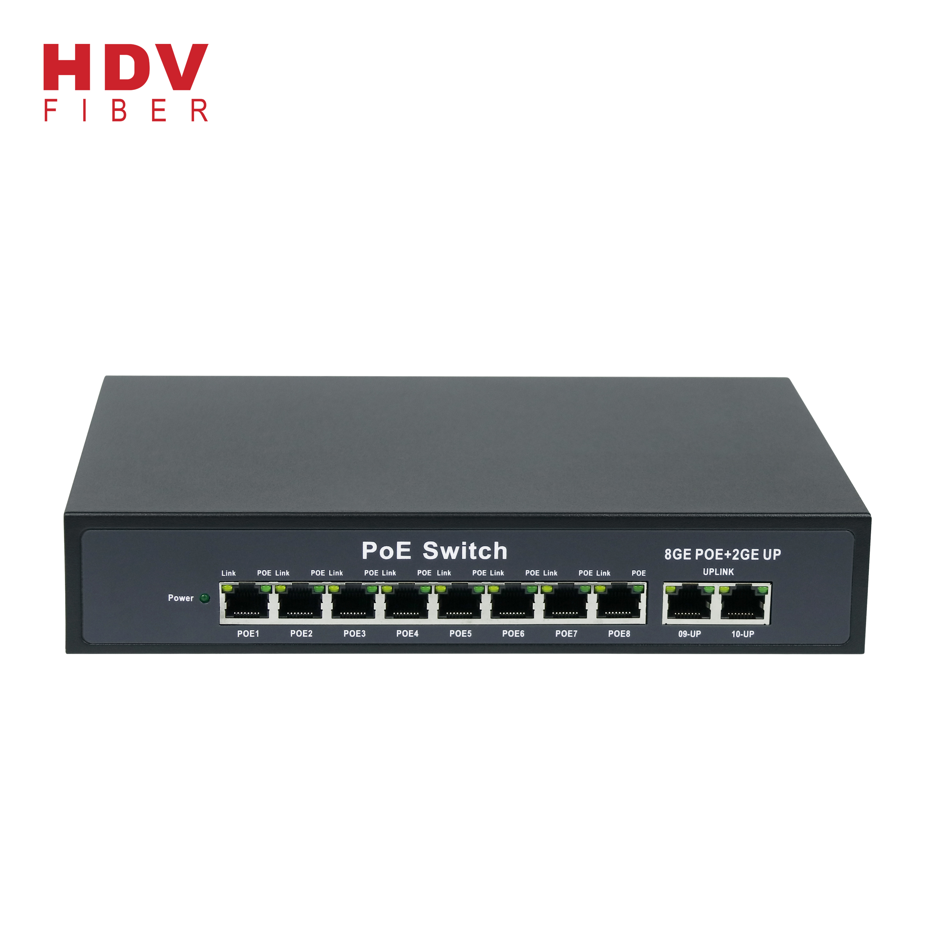 8 Port Full Giga Poe Switch with 1 Fiber Uplink - China Poe Switch and 8+1  Poe Switch price