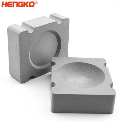 Elemento de filtro de acero inoxidable sinterizado personalizado con permeabilidad al aire uniforme y filtración estable
