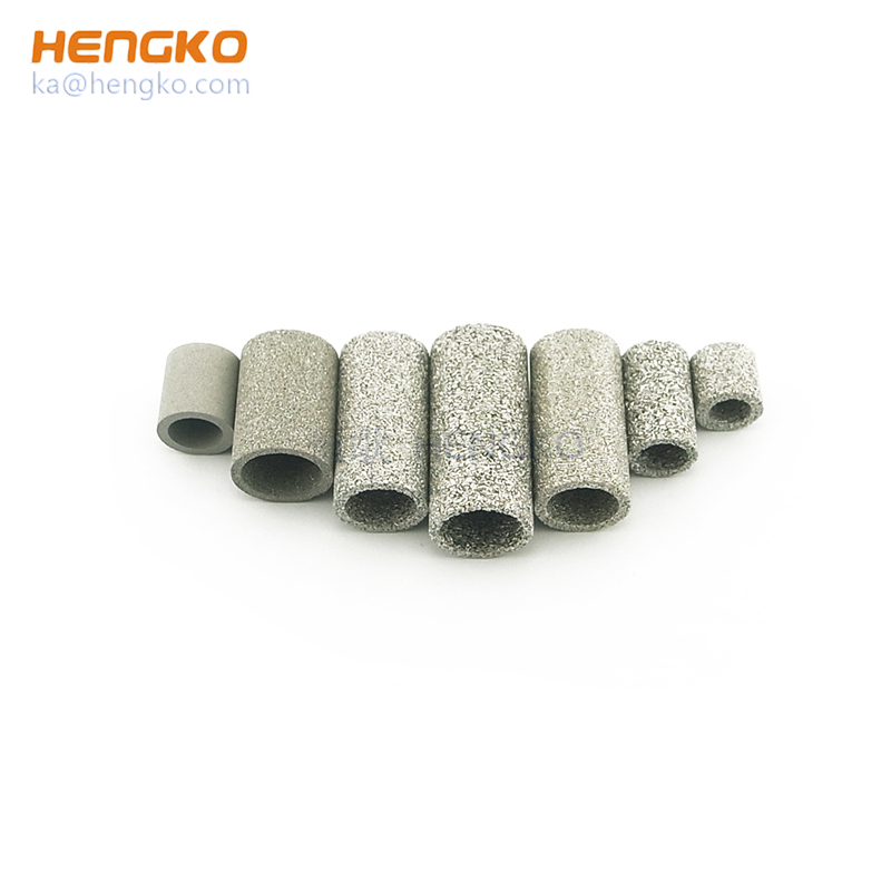 Hot Selger for Ss Micron-filtre - HB Micron Rustfritt stål Bronse Sintret filterelement 1/4" luftpneumatisk strømningshastighetskontroll gjengelyddemper – HENGKO