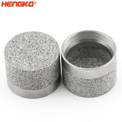 Cartuchos de filtro de acero inoxidable de metal sinterizado de polvo poroso de micras