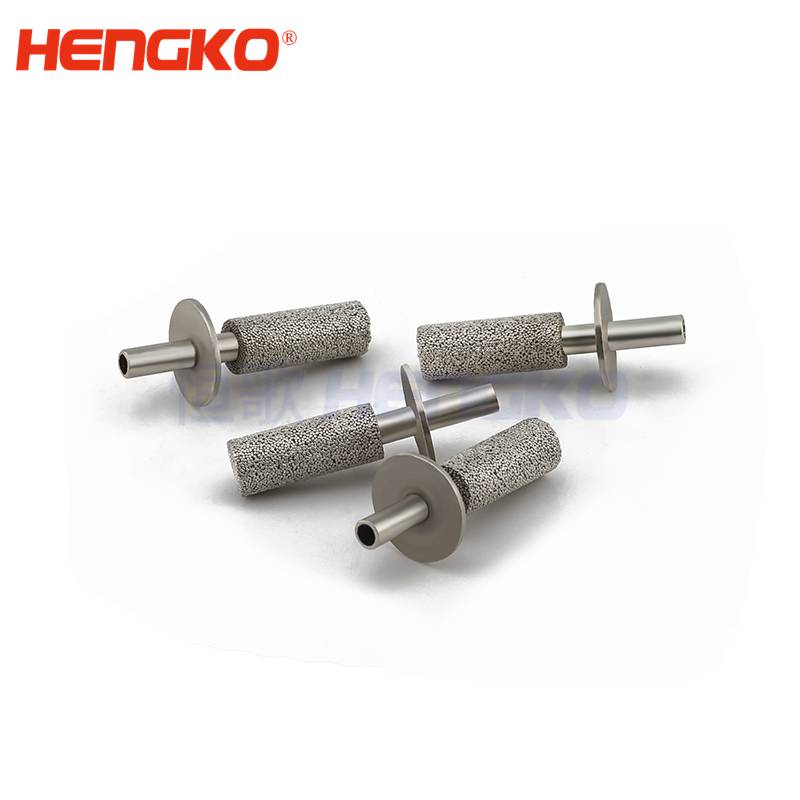 Pabrika nga pakyawan nga Sintered Bronze Fuel Filter - Corrosion-resistant soundproof intake air snubber & breather vents, sintered brass stainless steel SS 316L bronze materials - HENGKO