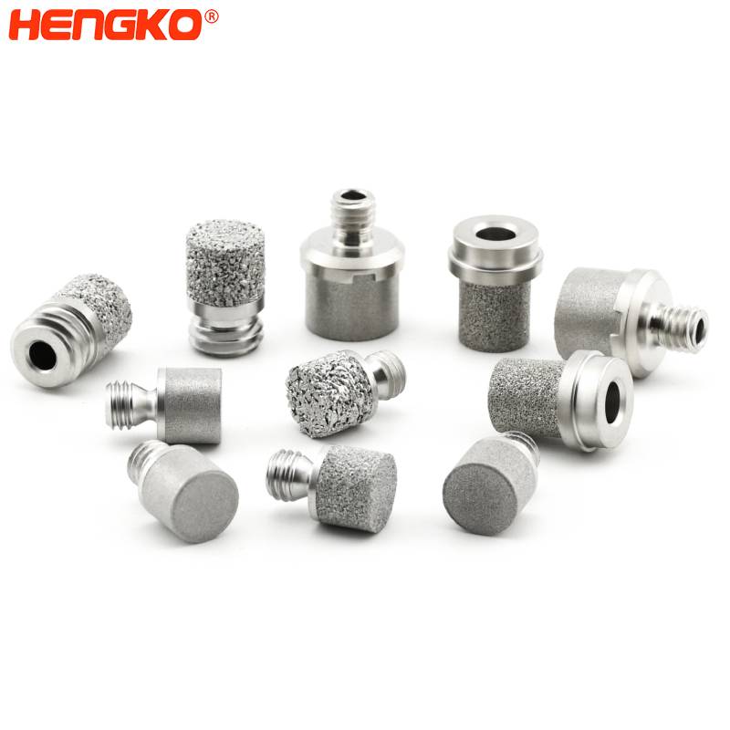 Sintered Sparger - 0.5 micron 2.0 stainless steel barb homebrew wort beer oxygen keg kit inline carbonation diffusion stone - HENGKO