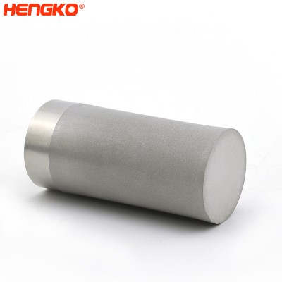 Vlekvrye staal harde omgewing filter (manlike draad gesinterde poreuse metaal filter) vir voedsel verwerking en verpakking