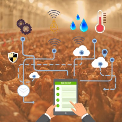 IoT temperatur- og fuktighetssensor i intelligent oppdrett av tingenes internett