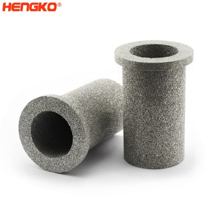 Gesinterte poröse Metallbecher Filter hydraulesch Pompelform, Edelstol Metall 60-90 Mikron