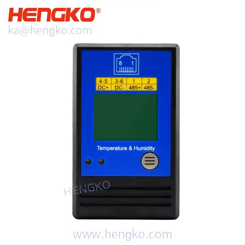 OEM Hoobkas rau Humidity Sensor Enclosure - High precision RS485 wirreless humidity controller kub transmitter tub yees lub sij hawm kub xyuas qhov system sensor - HENGKO