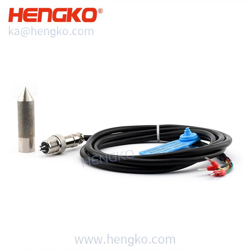 Prix ​​de gros Capteur d'humidité étanche - Capteur de température/humidité résistant aux intempéries SHT-30 protégé par maille - Câble 1M - HENGKO