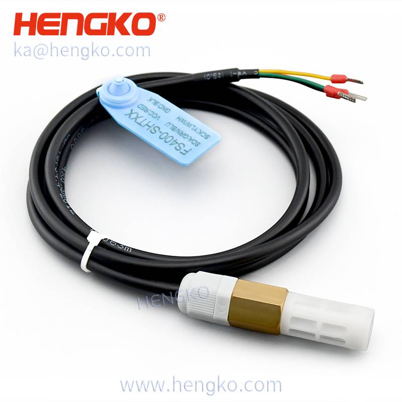 OEM/ODM 중국 다공성 금속 - 플라스틱 인클로저가 있는 디지털 온도 및 습도 센서 프로브 - 과일 및 채소 운송 - HENGKO