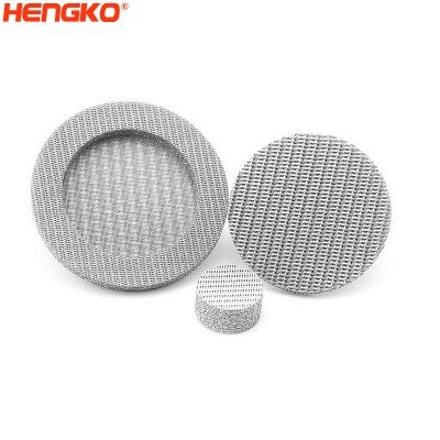 sintered stainless steel wire mesh air filter cartridge para sa pagtanggal ng alikabok o purong tubig