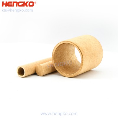 Custom 3 5 10 20 90 micron porous sintered metal bronze tube filter cylinder for industrial air filtration or duct system filtration system