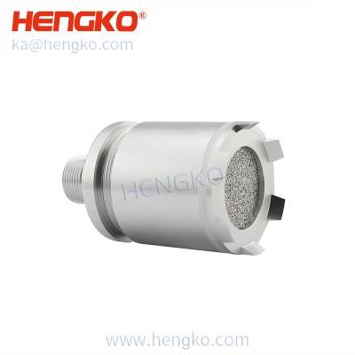 Flame and explosion proof sintered metal filter assembly poisonous gas analyzer protection shell protection covers housing for gas leak detector