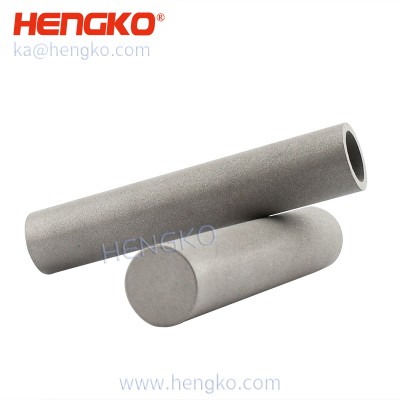 Cartucho de filtro microporoso sinterizado 316L del acero inoxidable ss 304 del polvo de metal