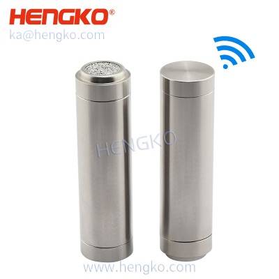 Sensor de secadores de alta temperatura sem fio RHT22 IP67, sensor de sensor de umidade de temperatura de aço inoxidável 316 (invólucro à prova de poeira)